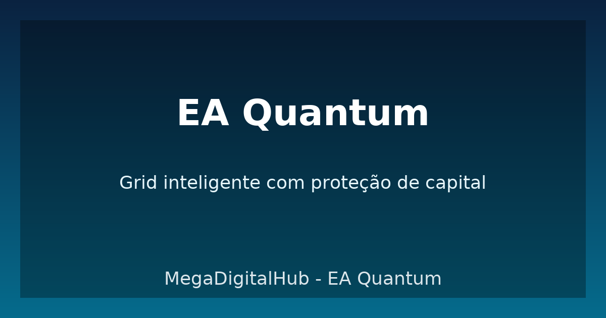 Visual do EA Quantum operando BTCUSD